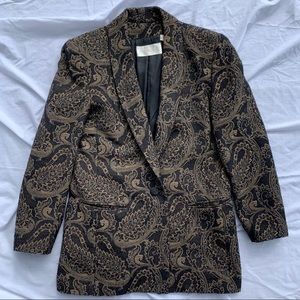 Dana Buchman Paisley Brocade Jacket Size 10